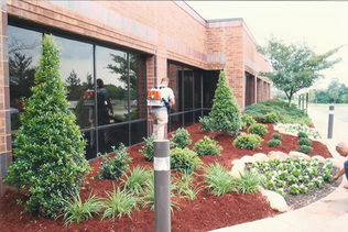 commercial bed mulching louisville ky